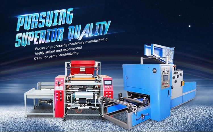 High Quality 2 Shaft Aluminium Foil Kitchen Foil Rewinding Machine