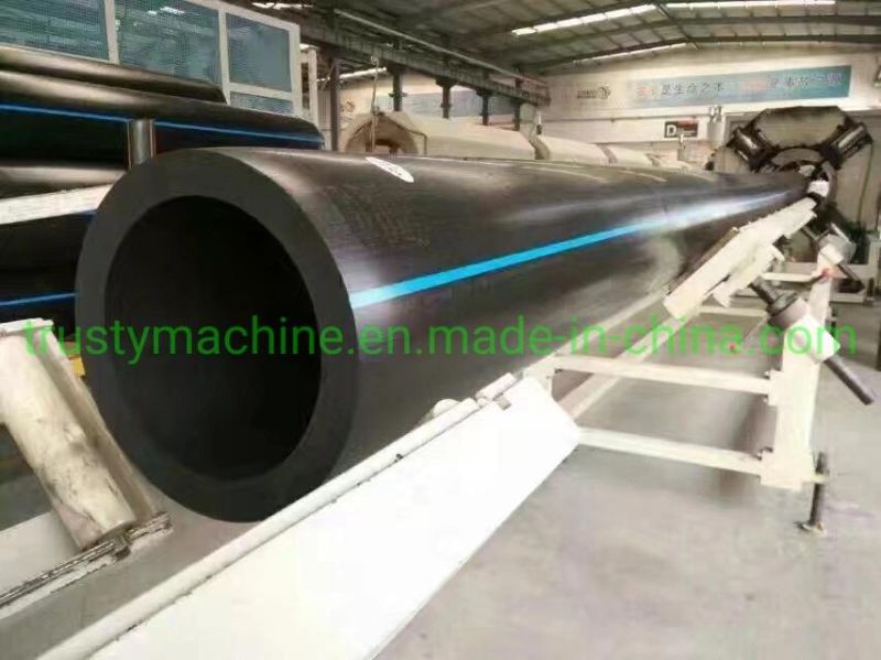 Machine HDPE PE Po PPR LDPE PP Gas Water Pipe Supply Drainage Electric Conduit Hose Tube Production Single Wall Corrugated Pipe Extrusion Line