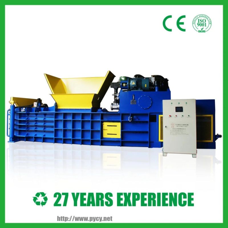 Horizontal Baler for Paper, Corrugated Box & Fabric Waste