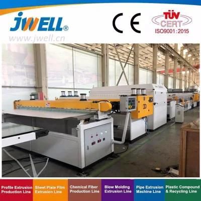 Plastic WPC (PE/PP) Wood Grain Hollow Decking Board Profile Machine Extruder Supplier