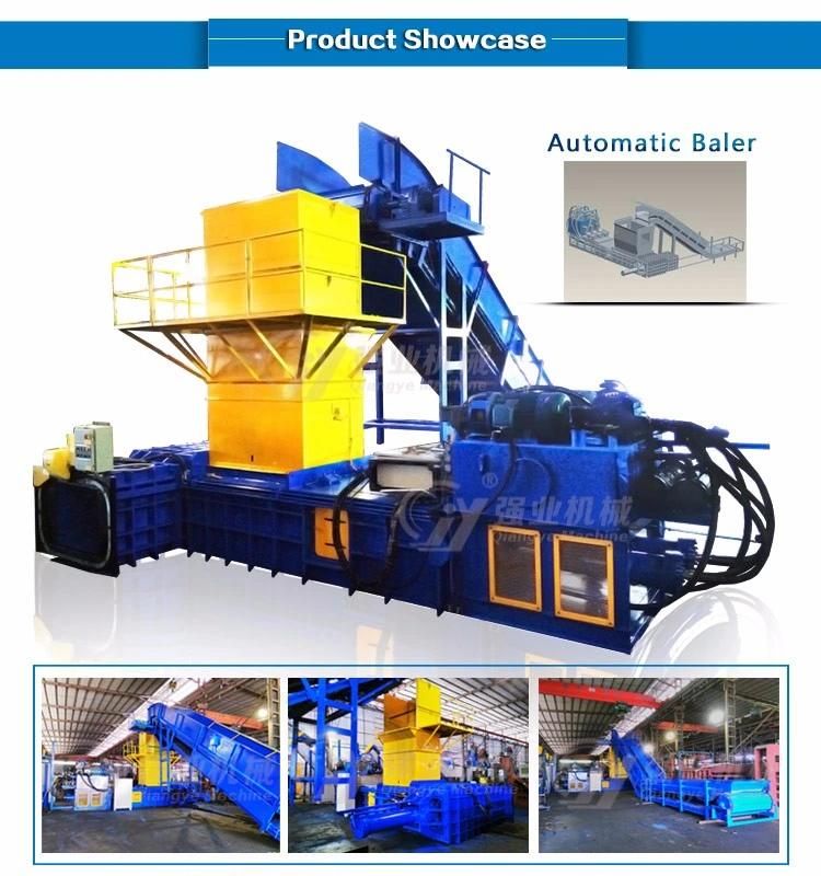 Fully Two RAM Automatic Pet Bottle Compress Baling Machine Baler