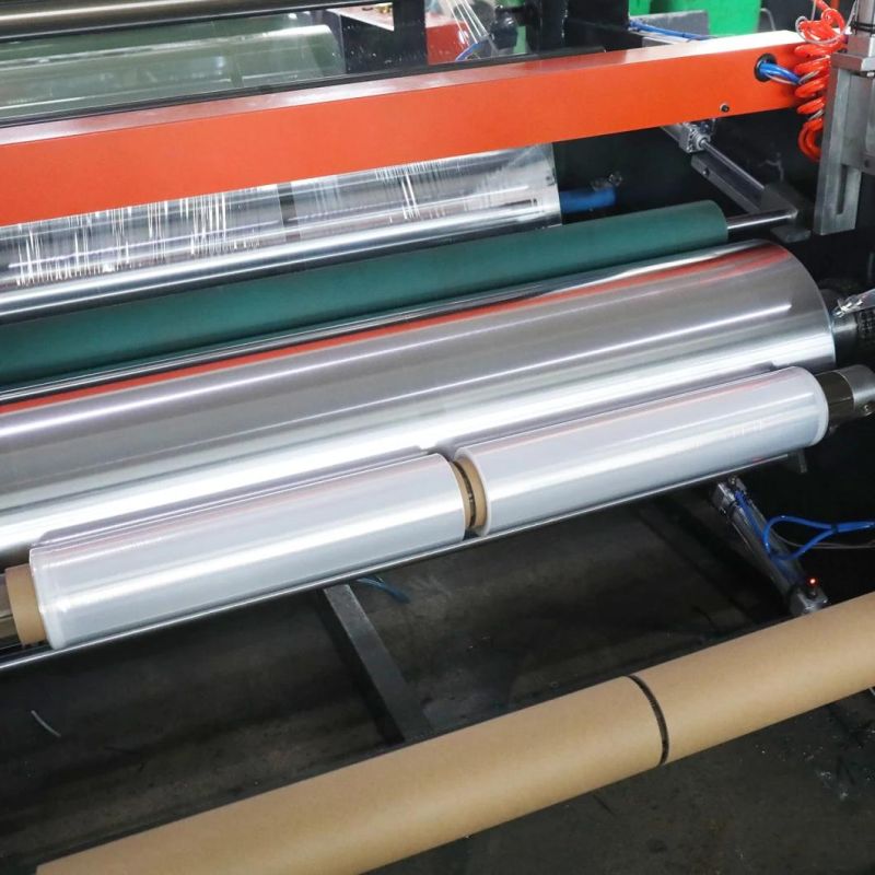 Double Layer LLDPE Stretch Film Making Machine with One Color Printer