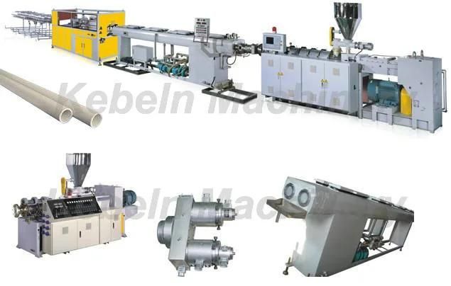 PVC Double Output Pipes Machine Line Extrusion Line