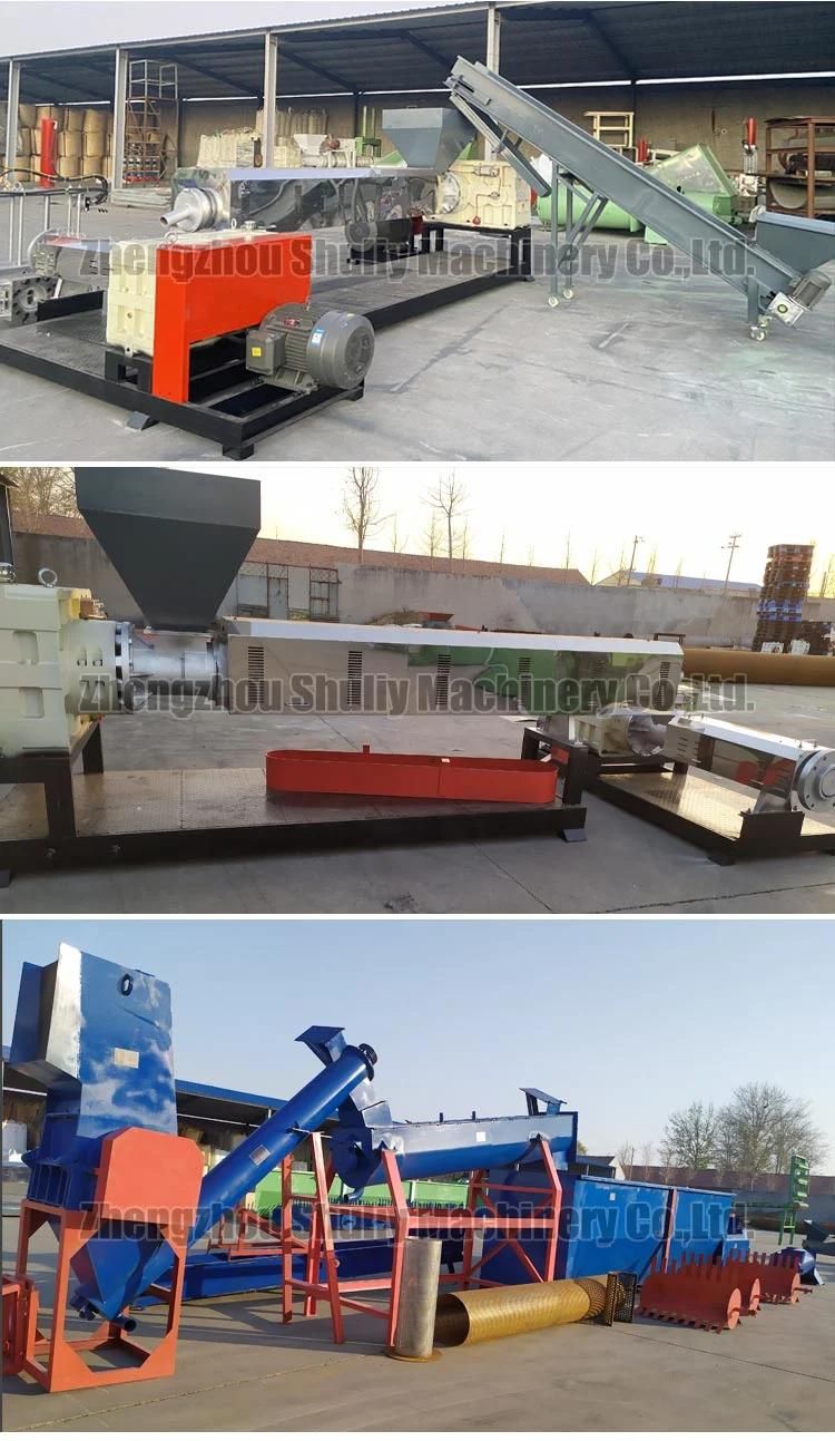 Big Capacity 500kg/H LDPE Hape PP PE Plastic Recycling Machine Plastic Extruder