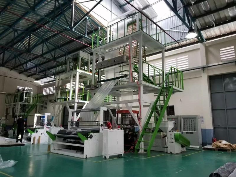 Three to Five Multi Layers Coextrusion Plastic Film Blowing Machine