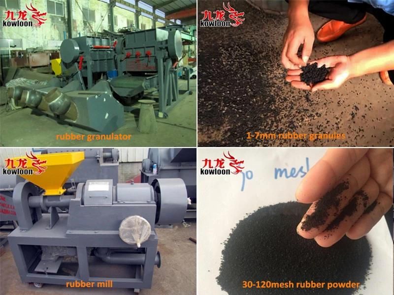 Tyre Rubber Crushing Shredder Rubber Shredder