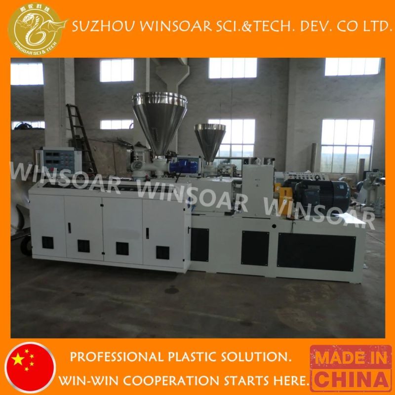 Plastic PVC/CPVC/UPVC Water& Electric Conduit Pipe/Tube (extruder, haul off, cutting winding, belling) Extrusion/Extruding Making Production Line Machine