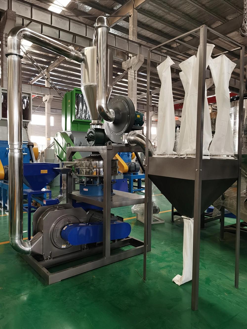 20-120mesh Recycled PP/PE/Pet/ABS/EVA/PVC/WPC/UPVC/HDPE/LDPE/LLDPE/Nylon Powder Making Milling Miller Plastic Pulverizer Machine