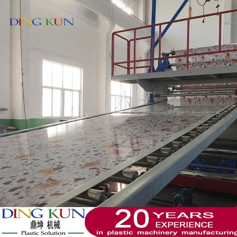 Artificial Marble Extrusion Line Machine for PVC Marble Sheet