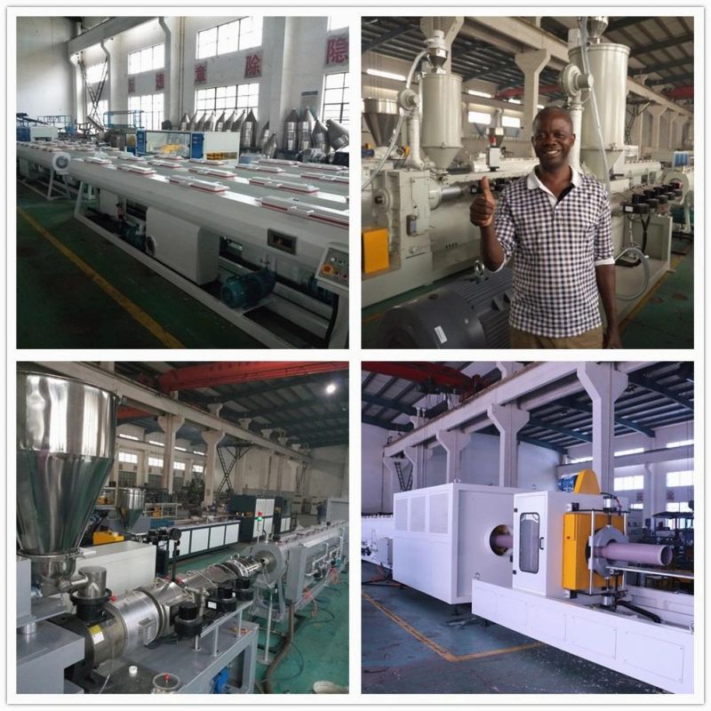 Plastic UPVC PVC PE HDPE PPR Extruder Water Drainage Irrigation Electric Conduit Hose Tube Corrugated Pipe Extrusion Production Making Manufacturing Machine