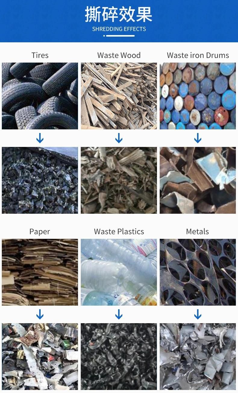 Plasic Shredder/ Wasted Lumps Single Shredder/Plastic PE/PP Crusher Machine