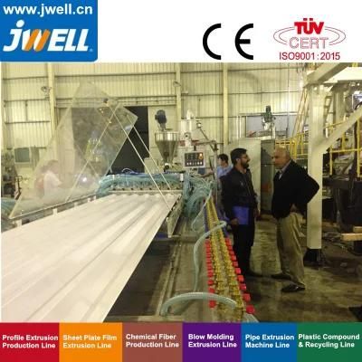 Jwell PVC Hollow Corrugated Board Making Machine