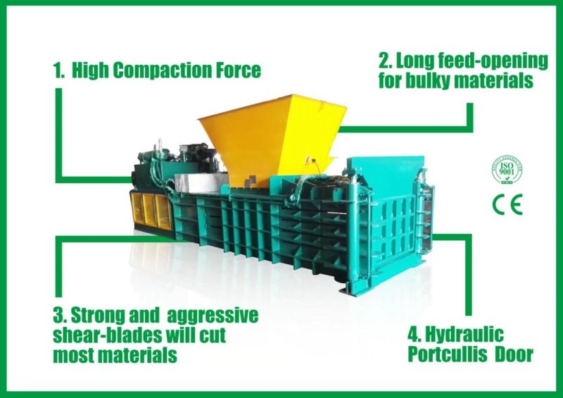 Pet Bottle Compress Baler Hydraulic Baling Press Machine