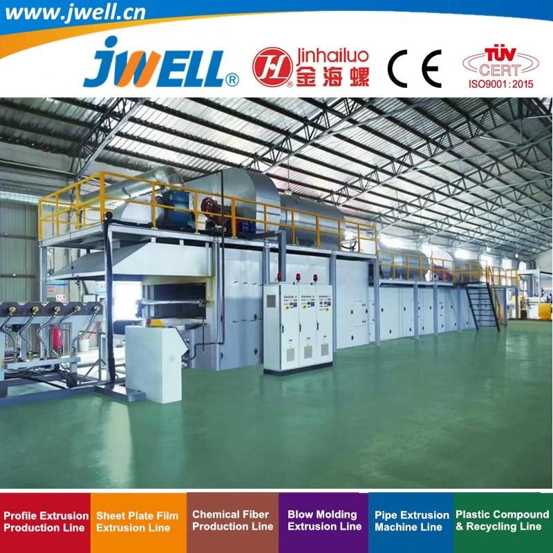 Jwell- XPE Plastic Foaming Sheet Extrusion Line Making Machine Machinery for Automobile Air Conditioning Construction Sports|Shoe and Luggage Floating