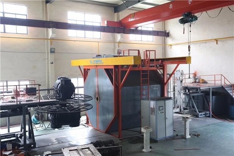 2 Arms Shuttle Rotational Molding Machine Plastic Making Machine