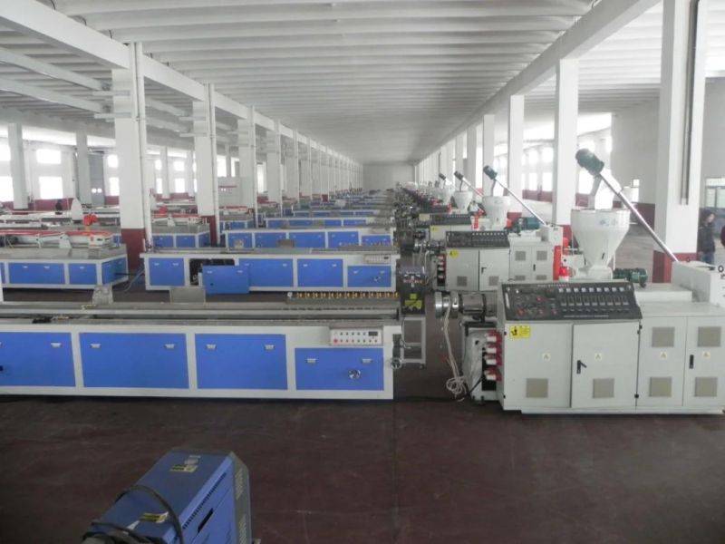 WPC Profile Machine (SJSZ-65/132 twin conical screw extruder)