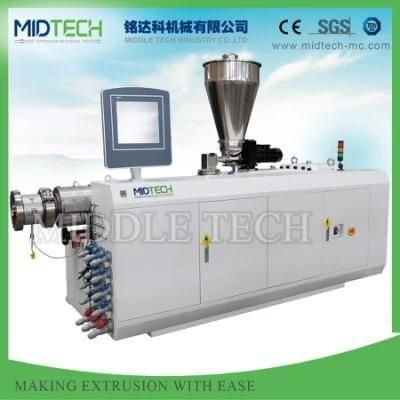 Plastic PVC/SPVC Wood Composite Counter Rotating Twin Screw Granulator Extruder