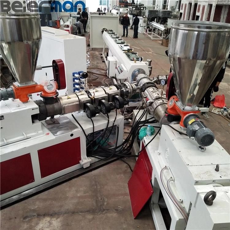 Ce Certificated 50-200mm Three Layers Plastic PVC Conduit Drainage Water Pipe Production Line Factory Good Price