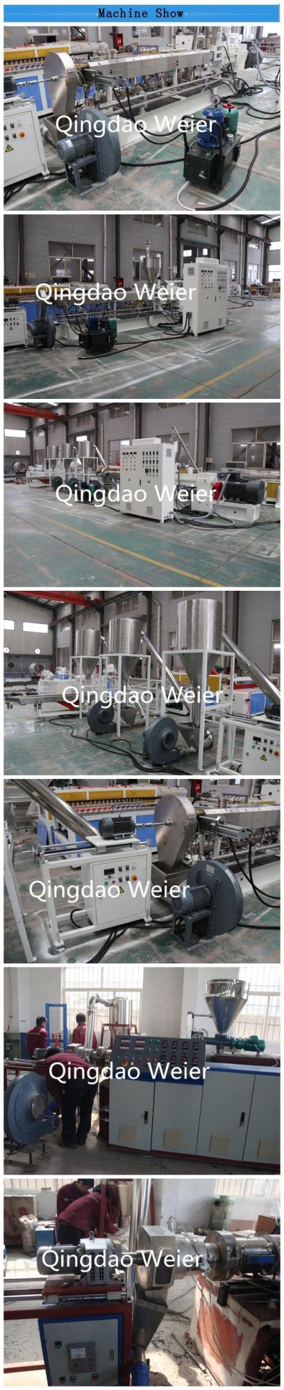 WPC PVC Pelletizing Machine Line / PVC Granule Manufacturing Plant Machine