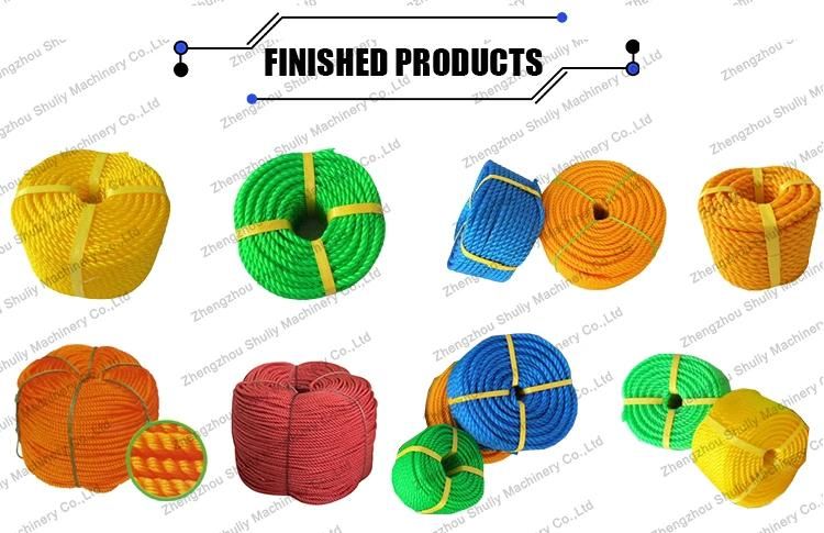 4 Strands High Efficiency PP Rope Twisting Plastic Rope Making Machine