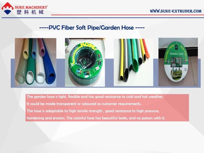 PVC Fiber Reinforced Hose Soft Pipe Garden Pipe Making Extrusion Machine