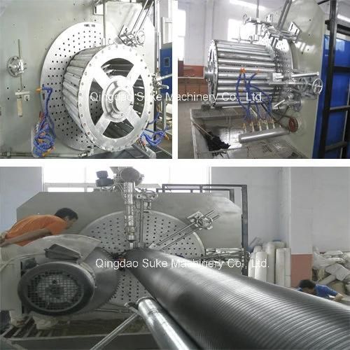 PE Plastic Steel Winding Pipe Extrusion Making Machine