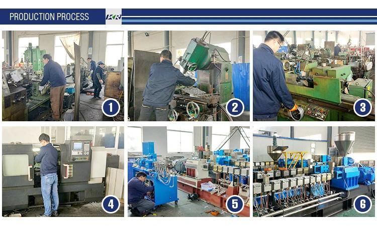 PE PP Film Two Extruder Granulation Line /Plastic Granulation Machines/Plastic Recycling Granulator