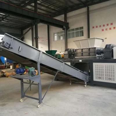 Top Quality Double Shaft Shredder Machine for Plastic/Metal/Tire/Wood Shredding