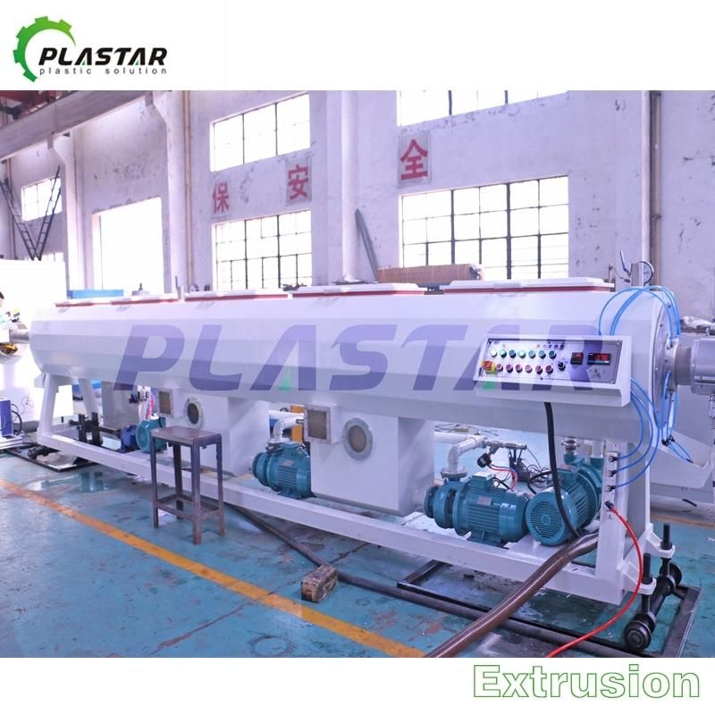 Plastic HDPE PPR PP UPVC CPVC PVC Water Pipe Drainage Supply Electric Conduit Pipe Extrusion Production Line Corrugated Extruder Pipe Making Machine