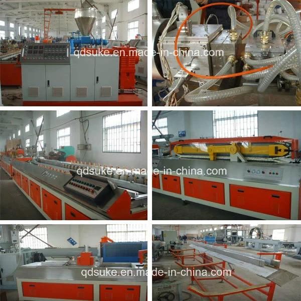 WPC Wood Plastic Floor Board Machine Extruder (SJSZ80X156) for WPC Outdoor Floor