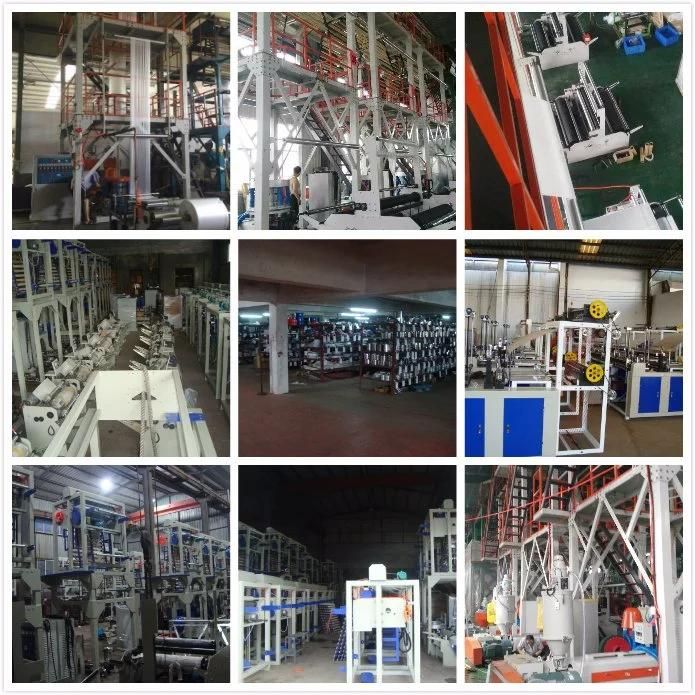 Water Cooling Roatary Die Head PP Film Blowing Machine