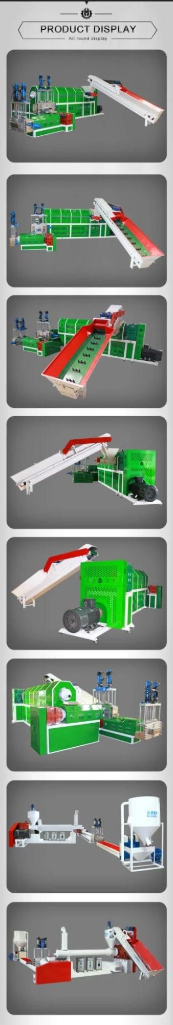 Plastic Machine Plastic Recycling Granulation Machine Line for Waste Woven Bags and Ton Bags of Various Specifications Recycling Machine