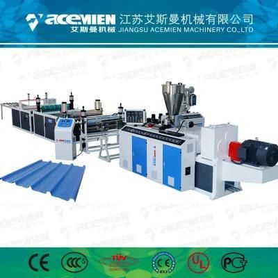 UPVC Roof Sheet T1130 Plastic Roofing Tile Extrusion Machine