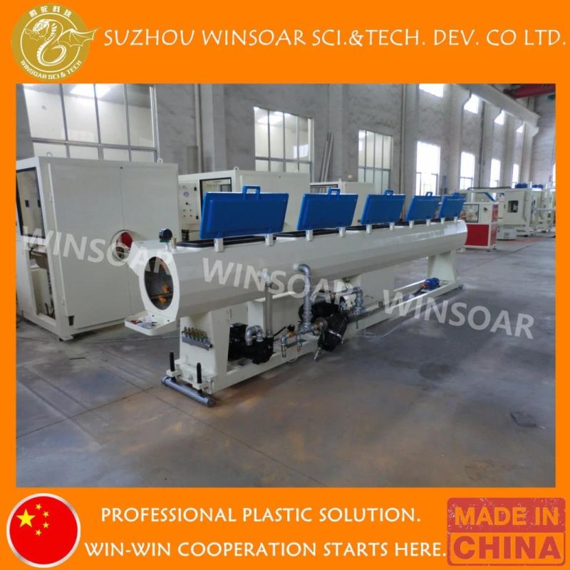 Plastic PE/PP/PPR/HDPE/LDPE Water& Electric Conduit Pipe/Tube (extruder, haul off, cutting winding, belling) Extrusion/Extruding Making Production Line Machine