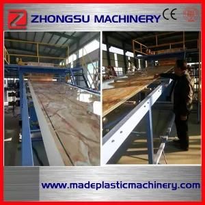 Plastic PVC Imitation Marble Decoration Stone Board Sheet Extruder Machine