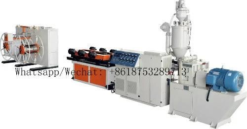 HDPE Single Wall Corrugated Pipe Machine