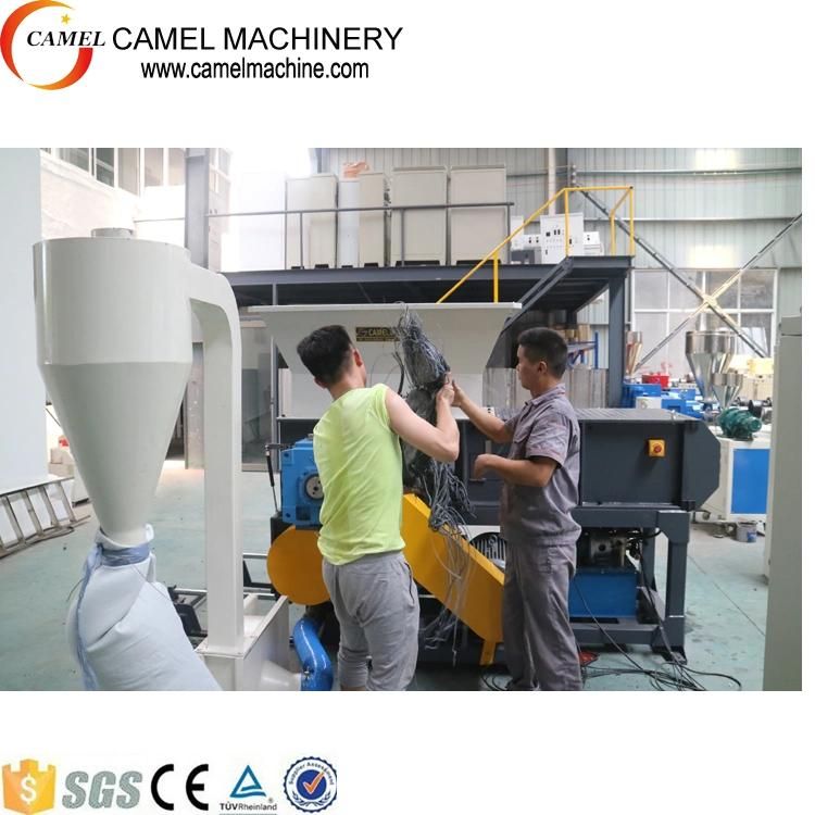 Waste Plastic Lumps/ Pipe/Blocks Single Shaft Shredder Machine