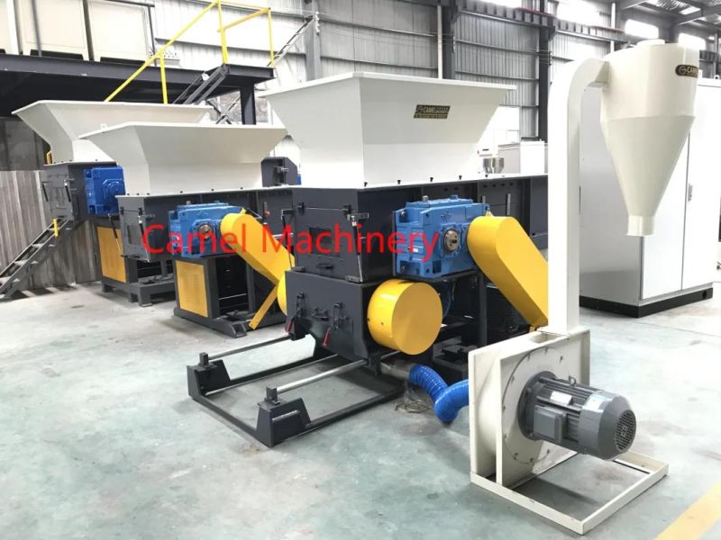 Waste Plastic Shredder Shredding Crusher Recycling Machine