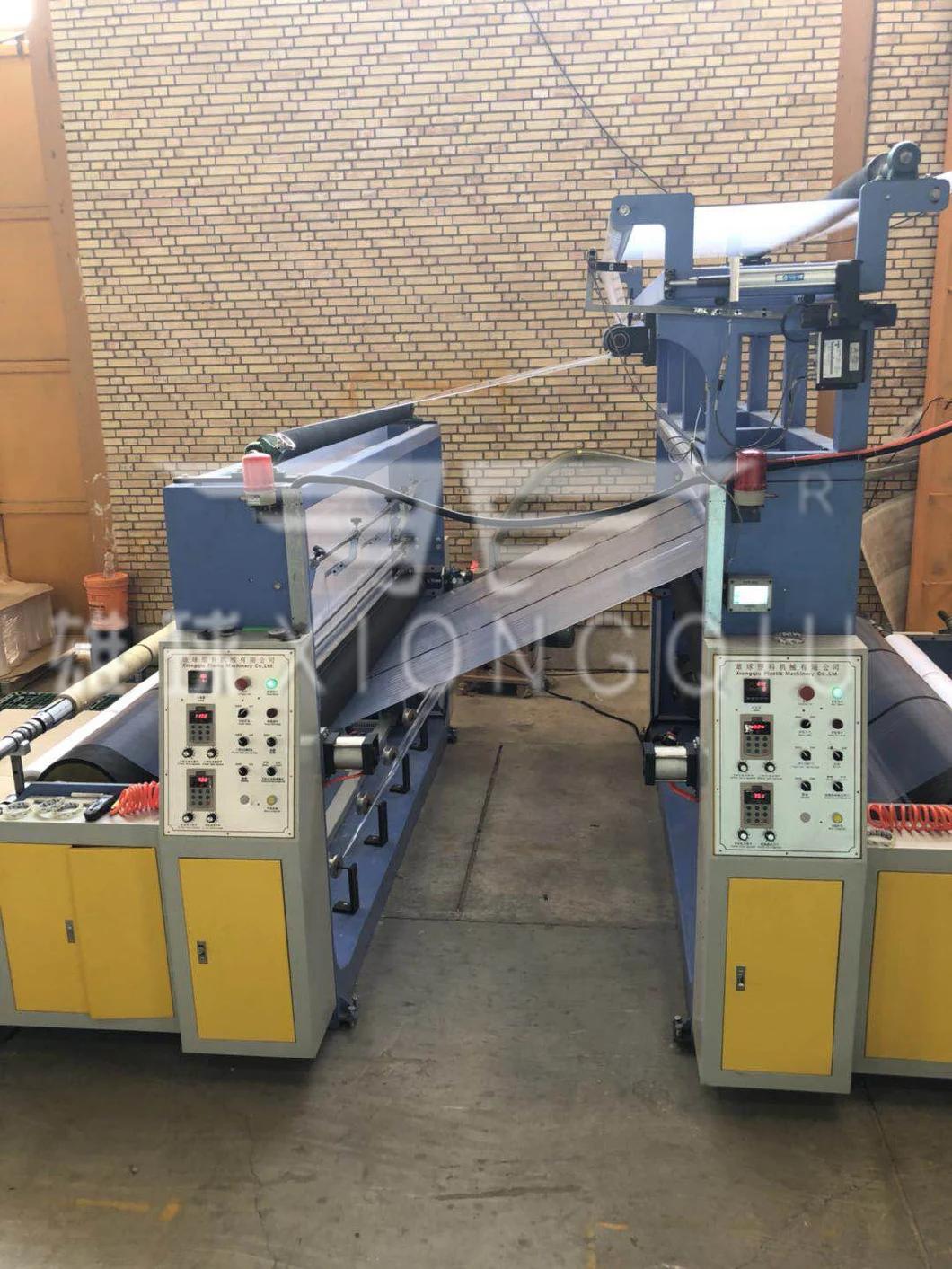 2019 Xiongqiu 2400mm ABC 3 Layers LDPE /HDPE Film Blowing Machine with Rotary Die Head and Back to Back Automatic Winders