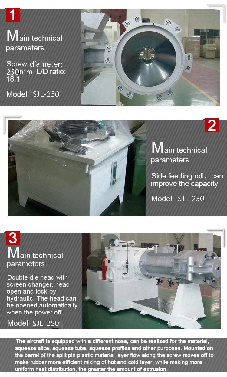 Sjl-250 Strainer Extruder for Filtering Material