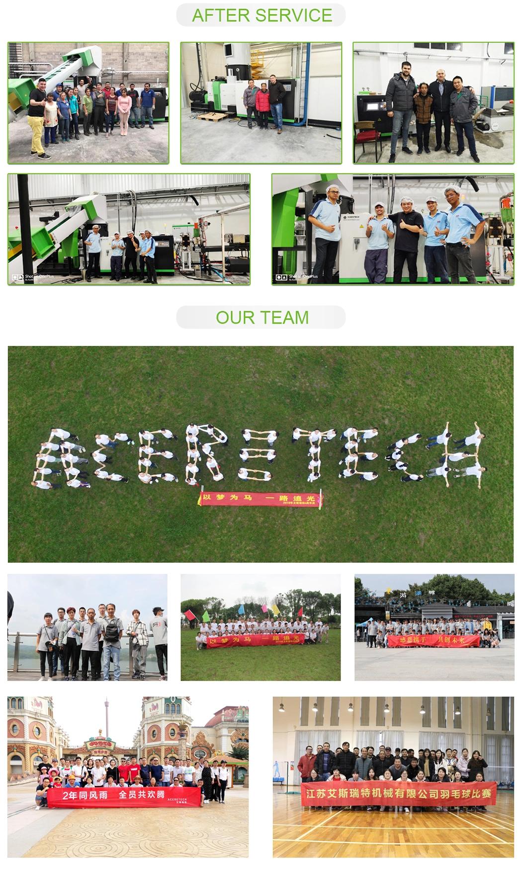 Aceretech Made in China PVC Foam Bottle Crushing Grinding Machine