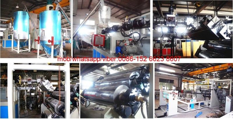 High Quality High Output Pet PP/PS Plastic Sheet Extrusion Machinery