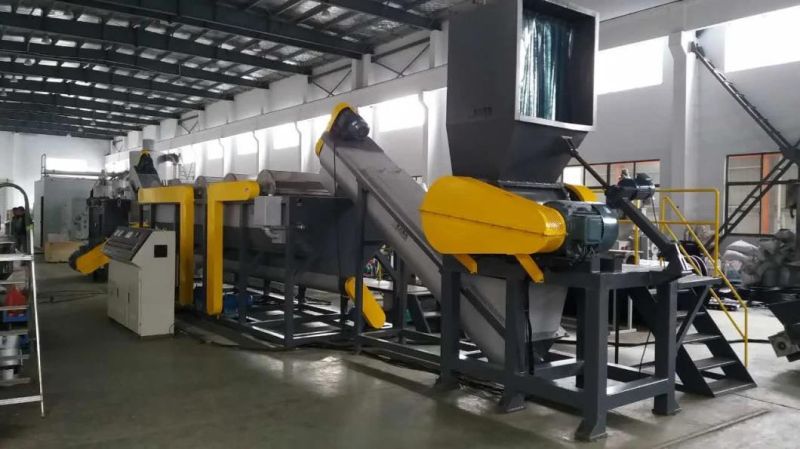 High Efficiency Waste Plastic Bottle Four Axis Rinsing Tank with Good Supervision