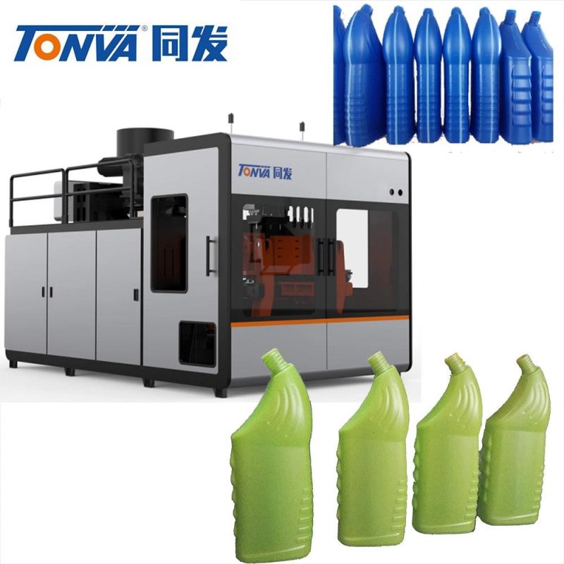 Tonva Plastic Harpic Bottle Oblique Neck Blow Molding Machine Price