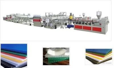 PC/PP/PE Hollow Sheet Production Line