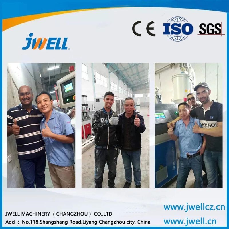 Jwell Plastic Recycling HDPE/Mpp/UPVC/CPVC/PVC/PPR Environment Friendly Energy-Saving Country Water Supply Extruder Machine