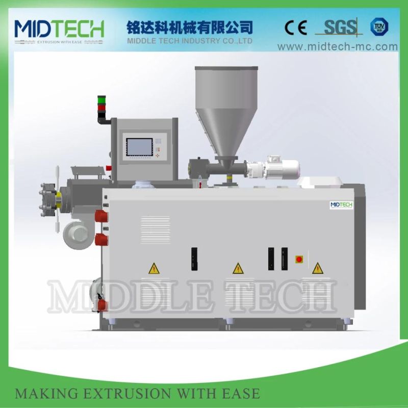 Plastic PVC/SPVC/WPC Counter Rotating Twin Screw Extruder Pelletizer Price