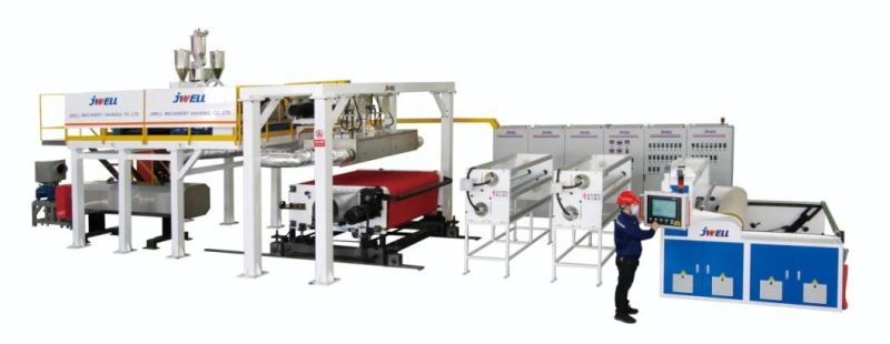 Jwell PP Meltblown Non Woven Fabric Extrusion Machine Line Making Face Jwell Brand 800mm 1600mm 2400mm Pfe97 FFP2 Mask Spill Kits Air Filter