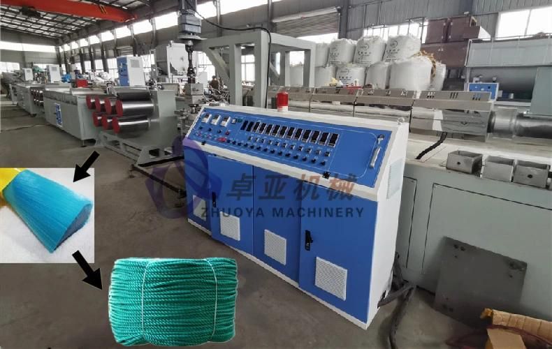 China Best Quality Pet PP PE Plastic Rope Making Machine with Low Cost