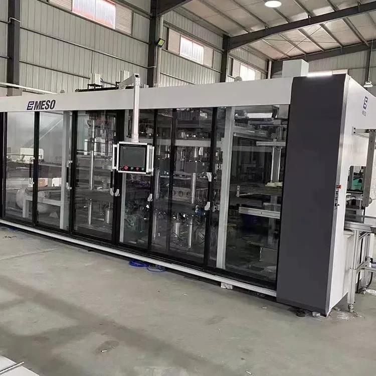 Professional Factory Automatic Multi-Stations Thermoforming Machine Three Station Pressure & Vacuum Forming Machine with CE Certification